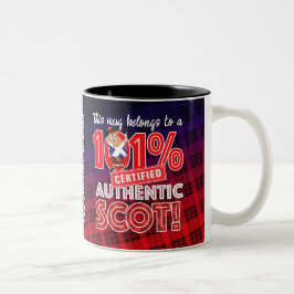 101% AUTHENTIEKE SCHOT TWEEKLEURIGE KOFFIEMOK
