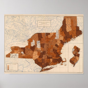 101 Consumptie NY, NJ, New England Poster