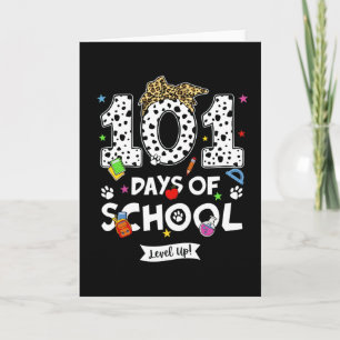 101 dagen school Lieve Koe Klaslokaal Feest Kaart
