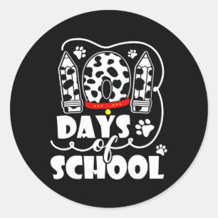 101 dagen van de Dalmatische school jongens meisje Ronde Sticker