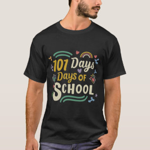 101 dagen van school Dalmatische hond T-shirt