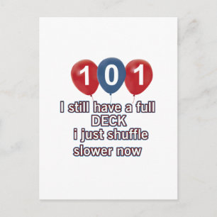 101-jarig design briefkaart