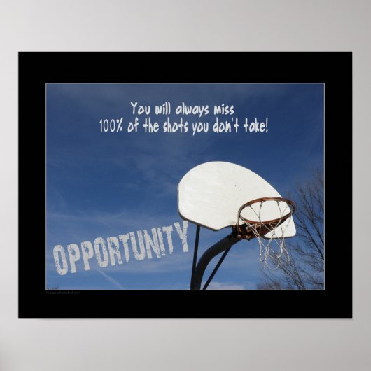 #101 (Matte) Basketball Poster (Voorkant)