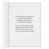 101e Abstracte bloemen op de geboorte (Binnen (Rechts))