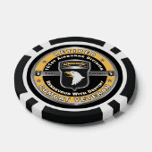 101e afdeling boordevol personeel poker chips (Enkel)