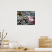 101e Airborne Div Irak Combat Veteran Poster (Keuken)