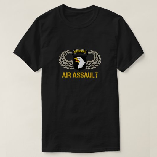 101e Airborne Division Air Assault Tshirt Veteran (Design voorkant)