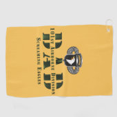 101e Airborne Division DAD Golfhanddoek (Horizontaal)