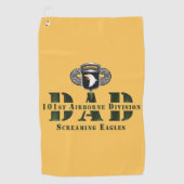 101e Airborne Division DAD Golfhanddoek (Voorkant)