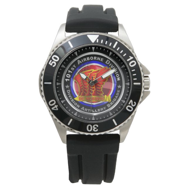 101e Airborne Division DIVARTY Horloge (Voorkant)