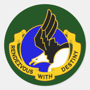 101e Airborne Division DUI Ronde Sticker