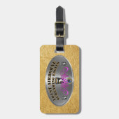 101e Airborne Division Mam Bagagelabel (Voorkant verticaal)