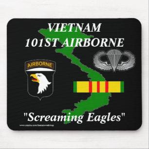 101e Airborne Vietnam Mousepad 2/b Muismat