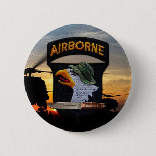 101e boordgietijzer voor veteranen ronde button 5,7 cm