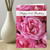 101e carte d'anniversaire - Roses pour 101 ans