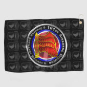 101e divisie Artillerie-brigade Golfhanddoek (Horizontaal)