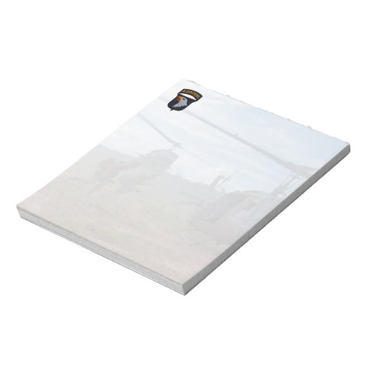 101e division aéroportée timbre de nom Bloc-notes (Tourné)