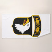 101e division aéroportée Vétéran militaire (Serviette de bain)