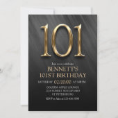 101e Invitation d'anniversaire (Devant)
