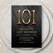 101e Invitation d'anniversaire