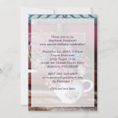101e Invitation de fête d'anniversaire, théière Vi (Dos)