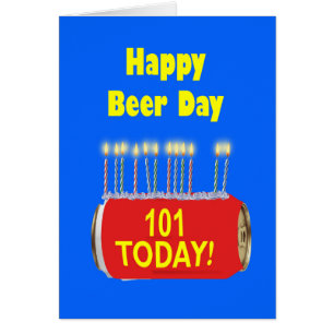 101e Jour de la Bière Joyeux Anniversaire