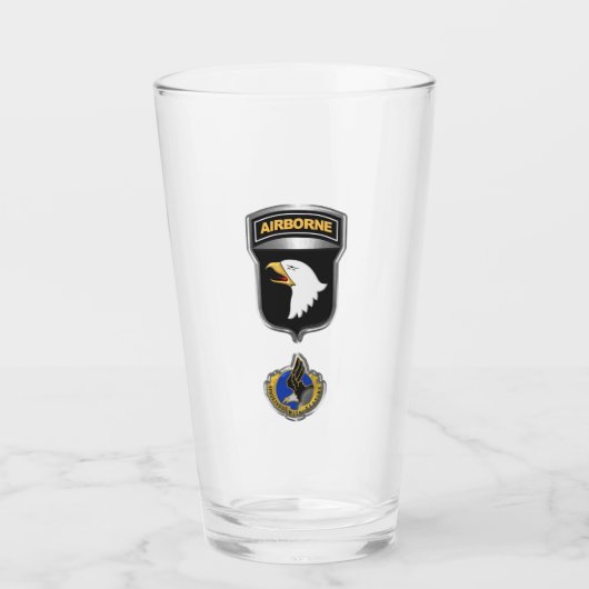 101e Luchtlandingsdivisie Custom Ingelijste Patch Glas (Voorkant)