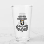 101e Luchtlandingsdivisie "Luchtaanval Badge" Glas (Achterkant)