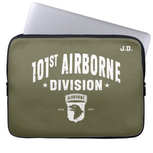101e Luchtlandingsdivisie Vermoeidheid Laptop Sleeve