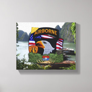 101e luchtmachtdivisie vietnam war veterans vetera canvas afdruk
