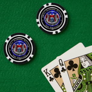 101e Luchtvaartdivisie 3e brigade Poker Chips