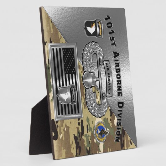 101e Luchtvaartdivisie "Luchtaanval" Fotoplaat (Zijkant)