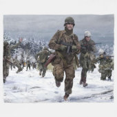 101e PARACHUTIST 2 Fleece Deken (Voorkant (Horizontaal))