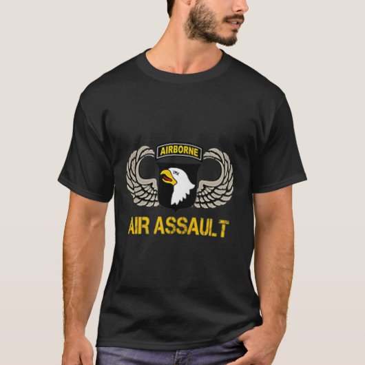 101e Tshirt d'assaut aérien de la division aéropor (Devant)