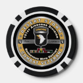 101e Veteraan van het Storm van de afdeling Luchtv Poker Chips (Achterkant)