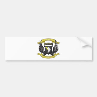 101e via de lucht 3D Bumpersticker