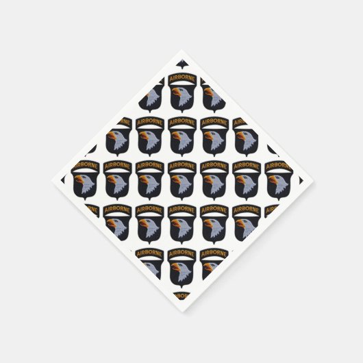 101st ABN Airborne Division Screaming Eagles Vets Servetten (Hoek)