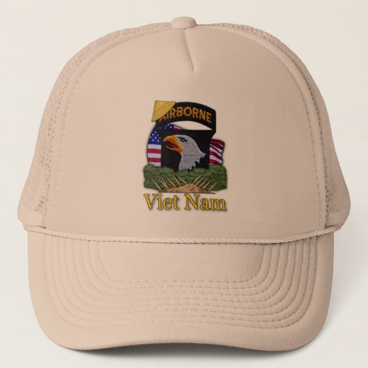 101st ABN airborne division veterans vietnam vets Trucker Pet (Voorkant)