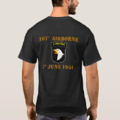 101st Airborne 6th June 1944 T-shirt (Achterkant)
