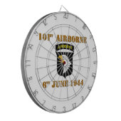 101st Airborne D-Day Normandy Dartbord (Voorkant Links)