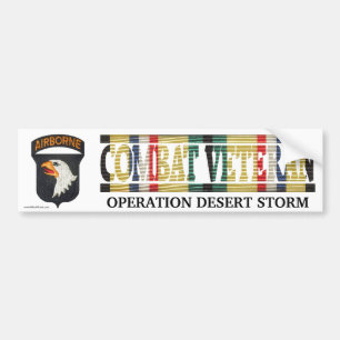 101st Airborne Divisie SWA Combat Veteraan Sticker