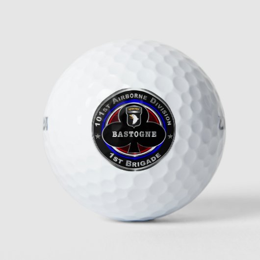101st Airborne Division 1st Brigade "Bastogne" Golfballen (Voorkant)