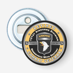 101st Airborne Division Fort Campbell Button Flesopener