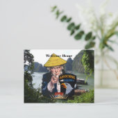 101st Airborne Division NAM Patch Briefkaart (Staand voorkant)