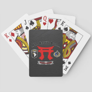 101st Airborne Division Rakkasans Pokerkaarten