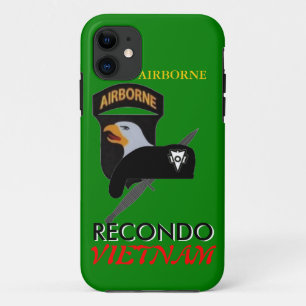 101ST GEVAL MET AIRBORNE VIETNAM RECONDO iPHONE 11 Hoesje