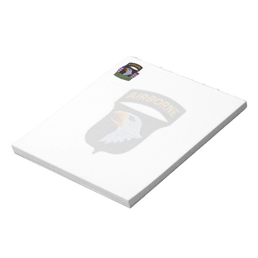 101ste luchtafdeling oorlogsveteranen Notitieblok  (Gedraaid)