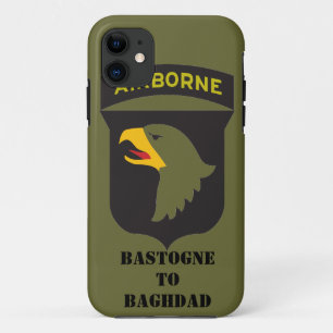 101STE LUCHTVAARTMAATSCHAPPIJ - BASTOGNE NAAR BAGD iPhone 11 HOESJE