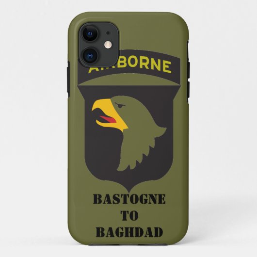 101STE LUCHTVAARTMAATSCHAPPIJ - BASTOGNE NAAR BAGD Case-Mate iPhone CASE (Achterkant)