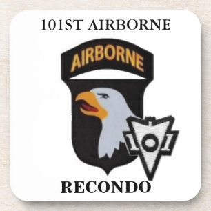 101STE RECONDO-DRINKCOASTERS VOOR LUCHTVAARTMAATSC BIER ONDERZETTER